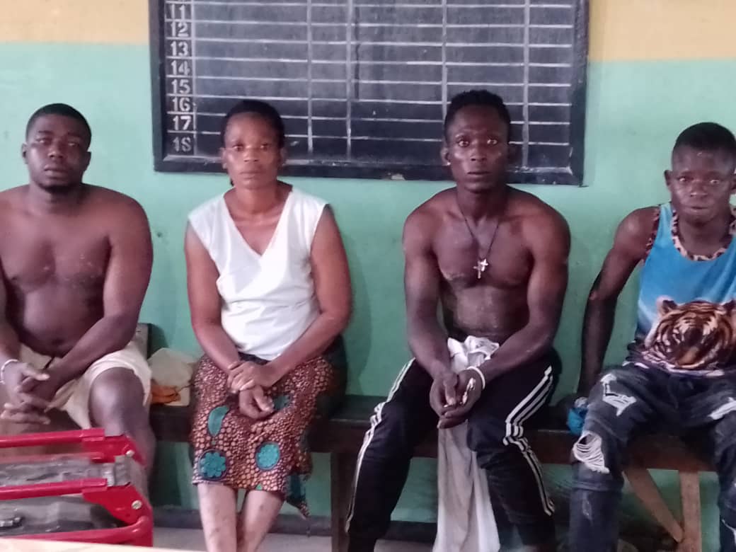 JUST IN: Operation Burst Apprehend Suspected Criminals Terrorising Akanran Ibadan