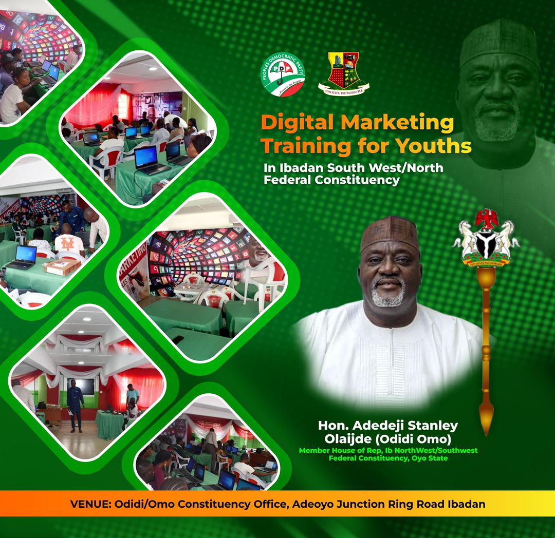 Oyo Federal Lawmaker, Stanley Odidi Omo Sponsors 40 Constituents On Skills’ Acquisition Of Digital Marketing