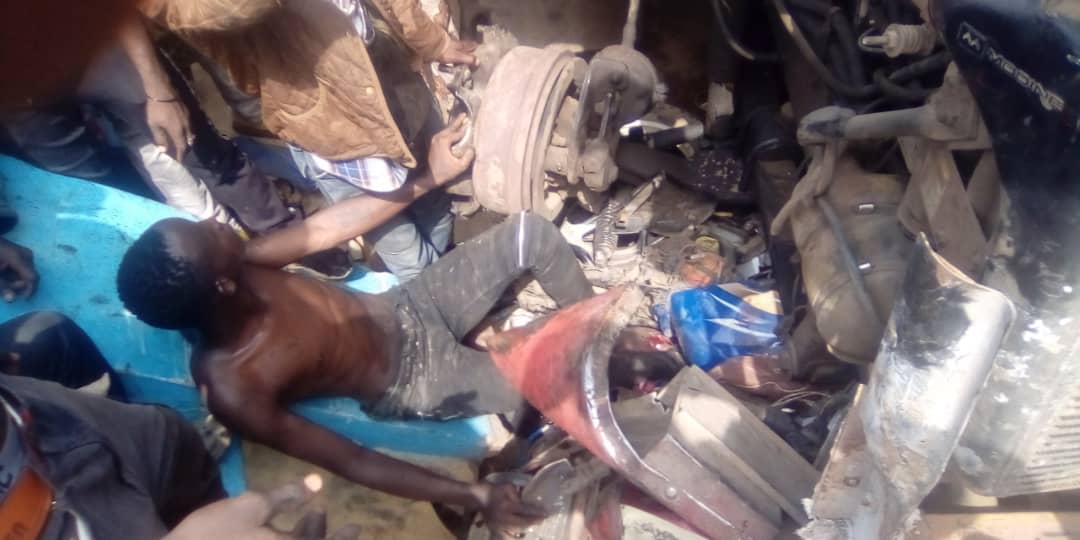 Pandemonium Breaks Out In Ibadan As Truck Crushed Three To Death, Injured Four