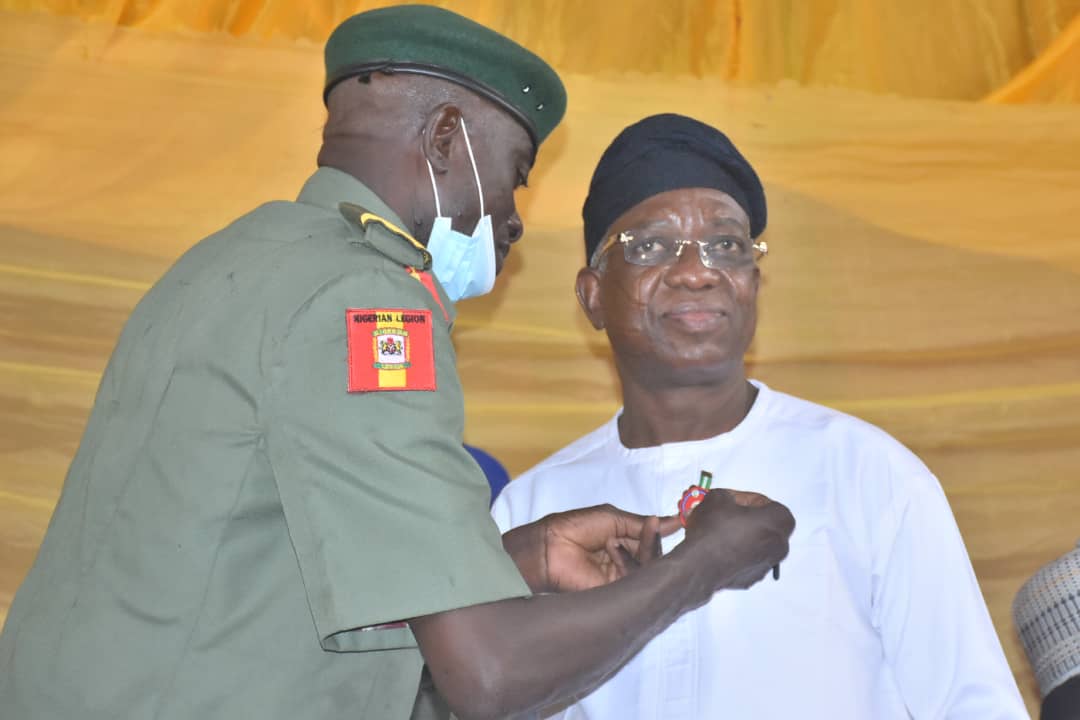 Olaniyan Represents Makinde As Oyo Govt  Donates N3m To Launch Armed Forces Remembrance Emblem