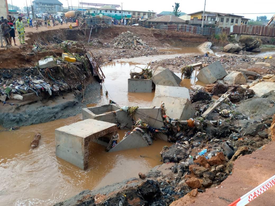 Residents Lament Hardship As Rain Washes Away Alternative Road In Ibadan