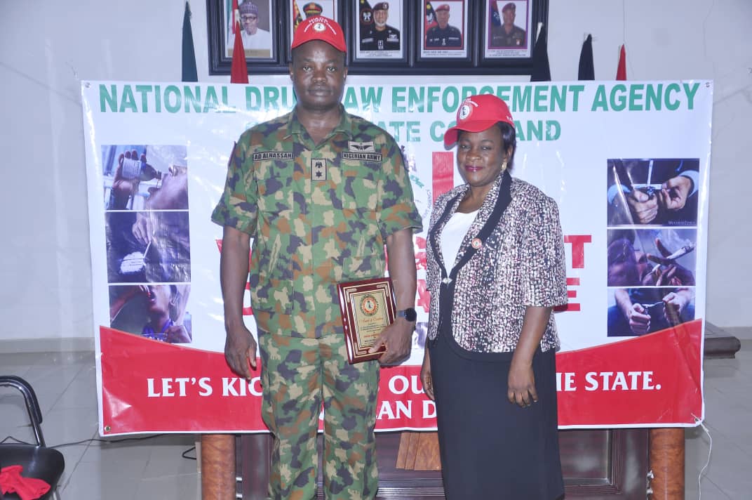 Nigerian Army Senior Officer Decorated With NDLEA WADA Award