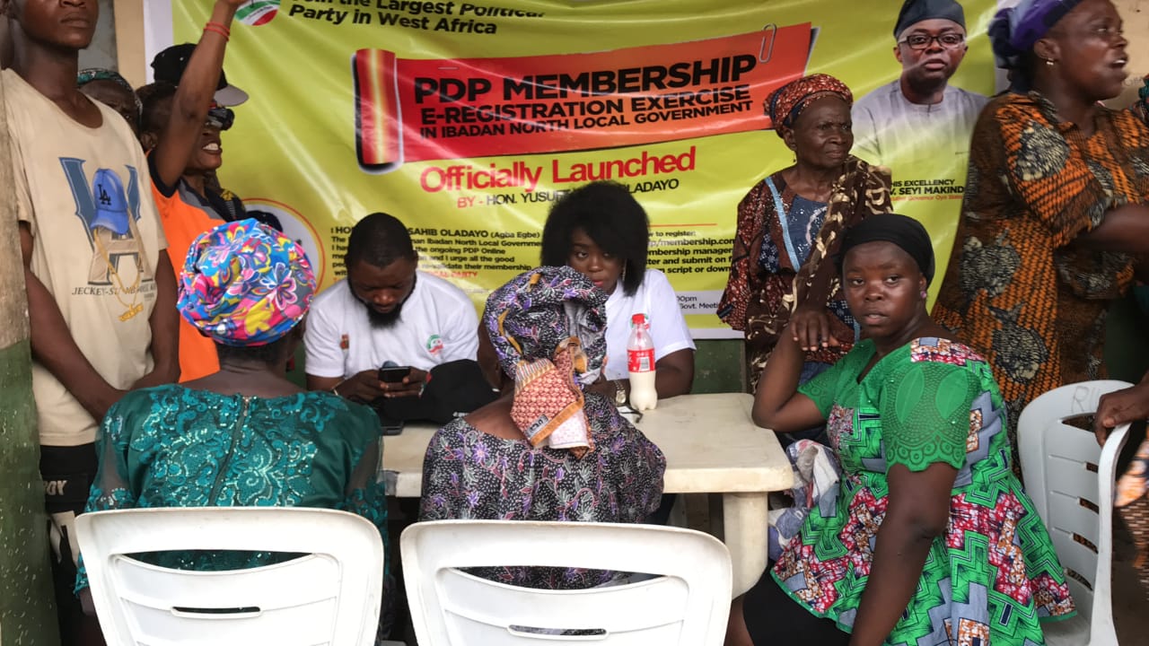 Ibadan North Chair, Agba Egbe Set Up Party e-Registration Center For Old, New Members