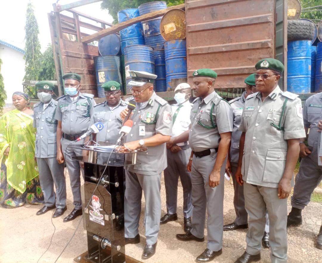 Oyo/Osun Area Command Intercepts 28,200 Litres Of PMS, 67 Compressed Wraps Of Cannabis Sativa
