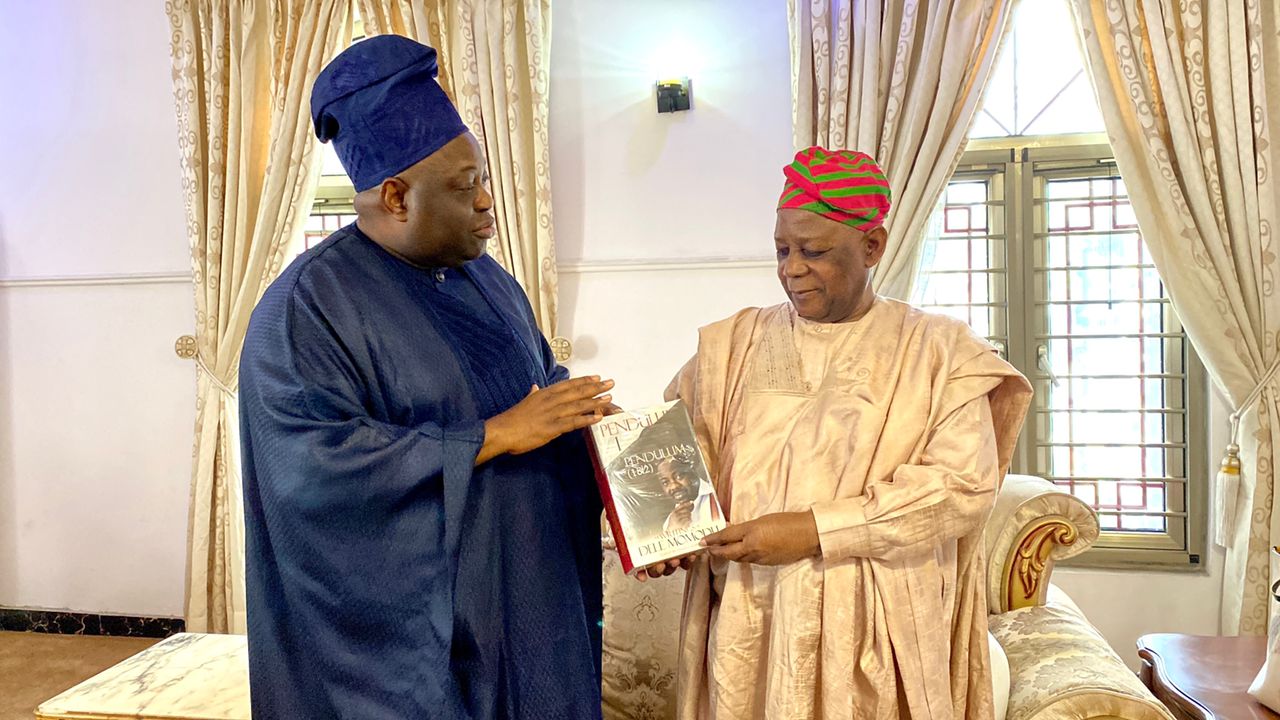 2023: Ovation Publisher, Dele Momodu Meets Obasanjo, Gusau On Presidential Mission
