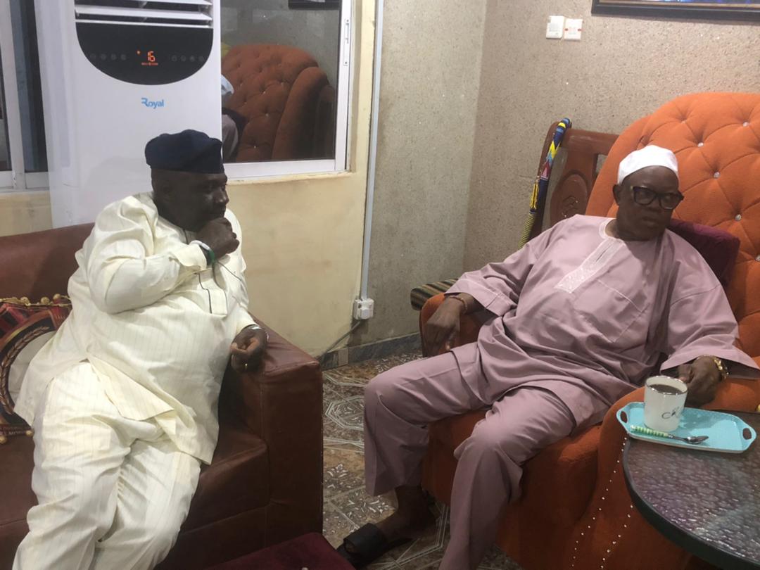 JUST IN: Olayemi In A Closed Door Meeting With Olubadan
