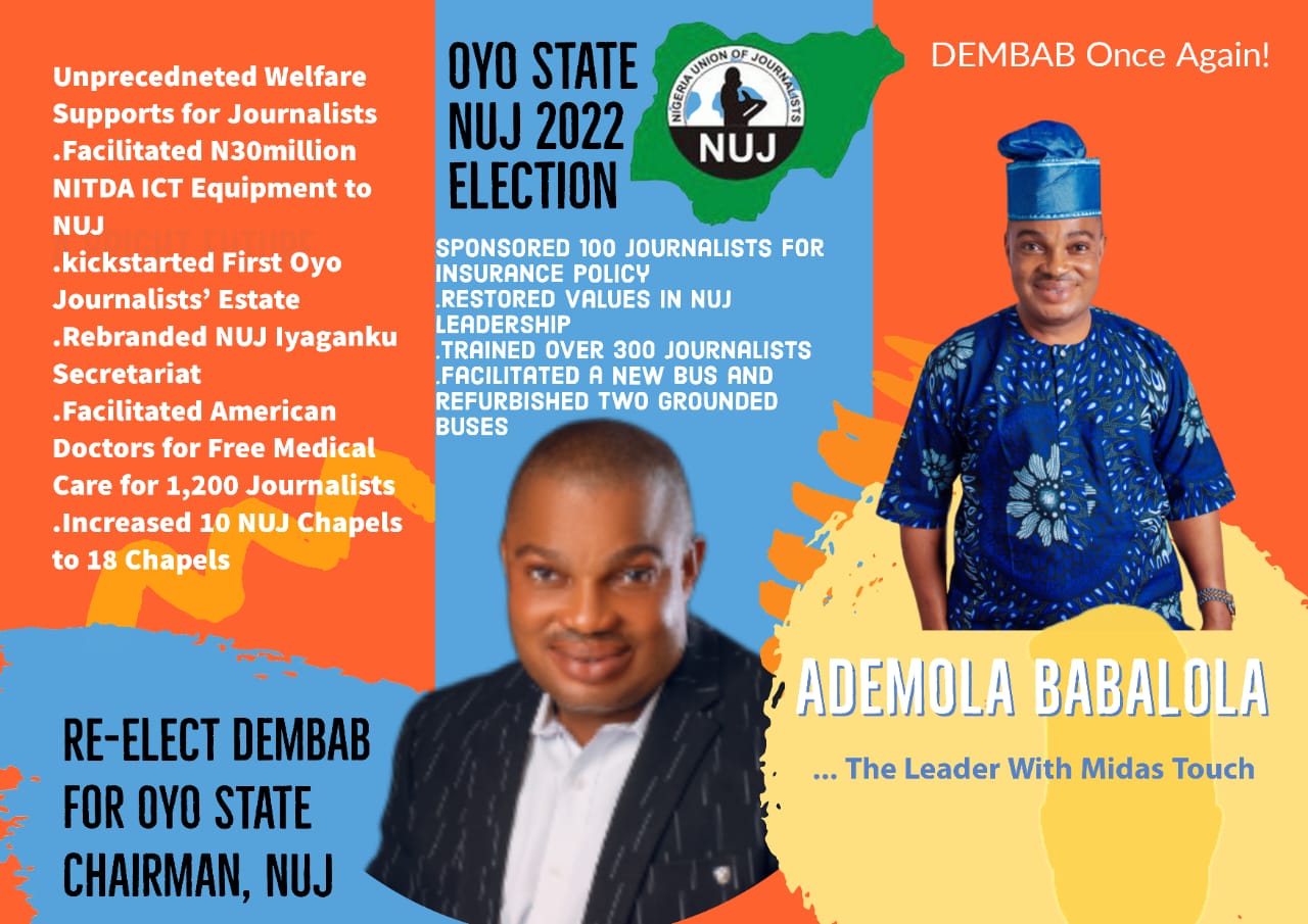 Oyo NUJ Group Buys, Presents Nomination Form To DEMBAB