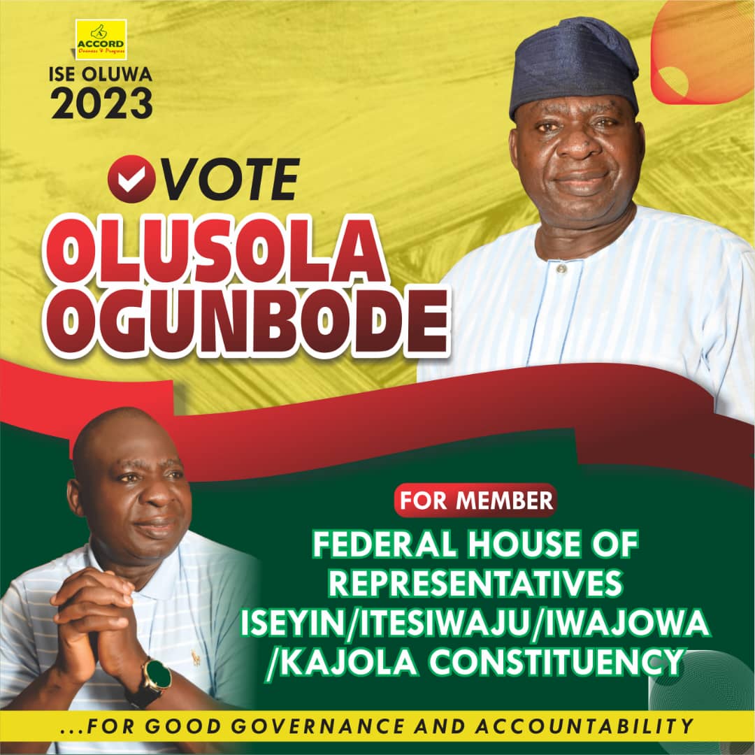 2023: Effective Representation, Accelerated Developments Top Ogunbode’s 8 Cardinal Programmes