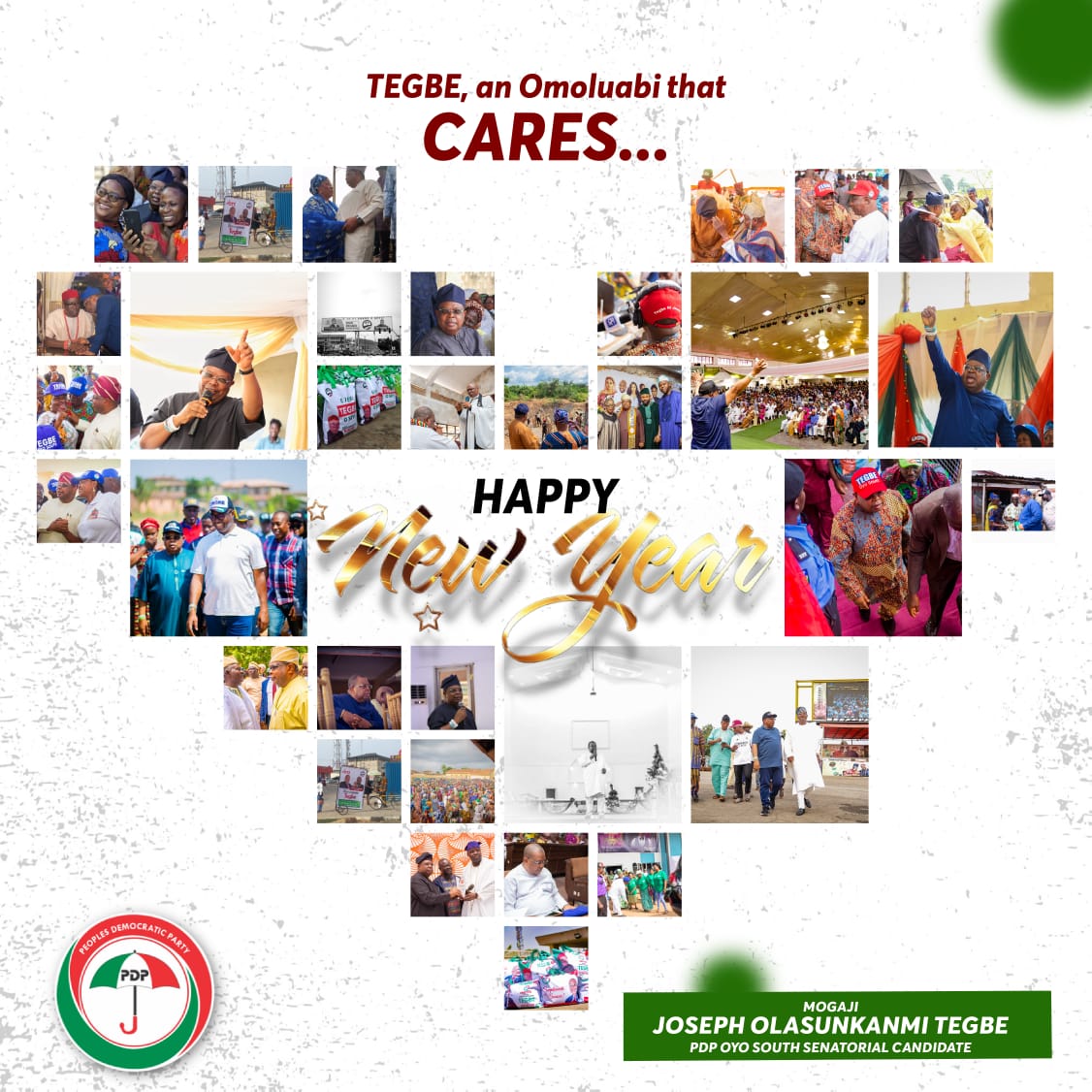 2023: Tegbe Calls For Change In Nigeria’s Political Trajectory, Cheers Constituents On New Year