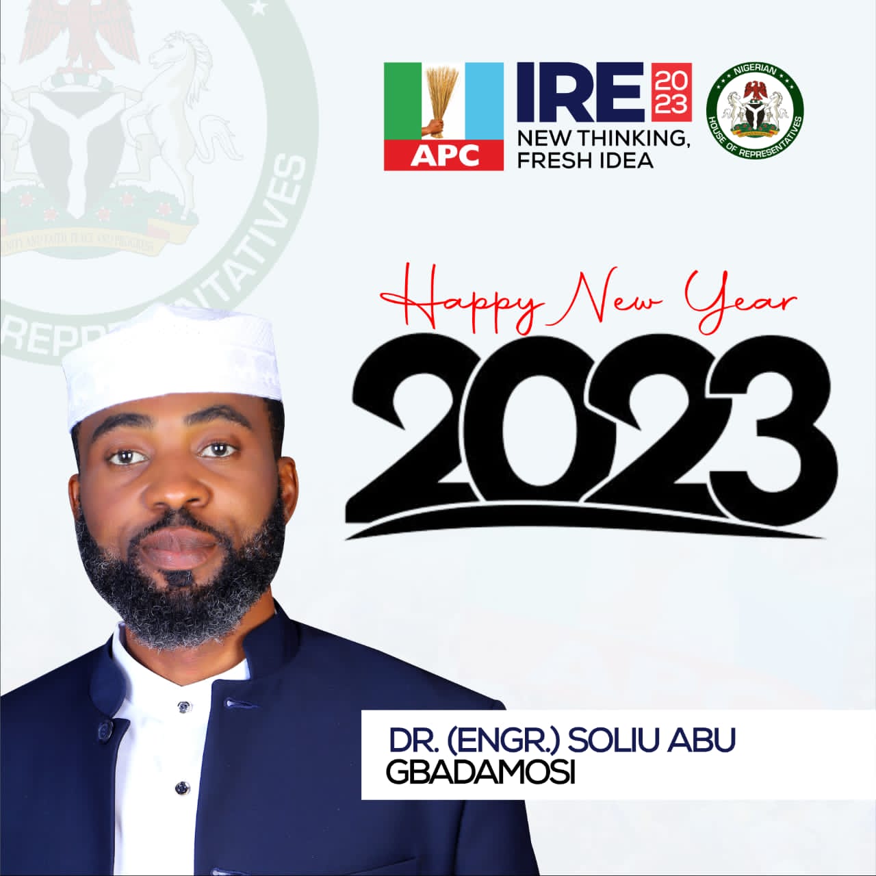 New Year: Abu Gbadamosi Cheers Constituents, Assures Of New Dawn