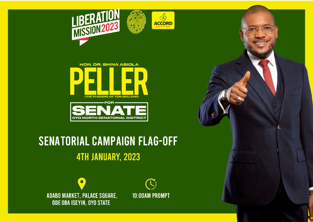 2023: Shina Peller Sets To Flag-off Senatorial Campaign In Iseyin Today