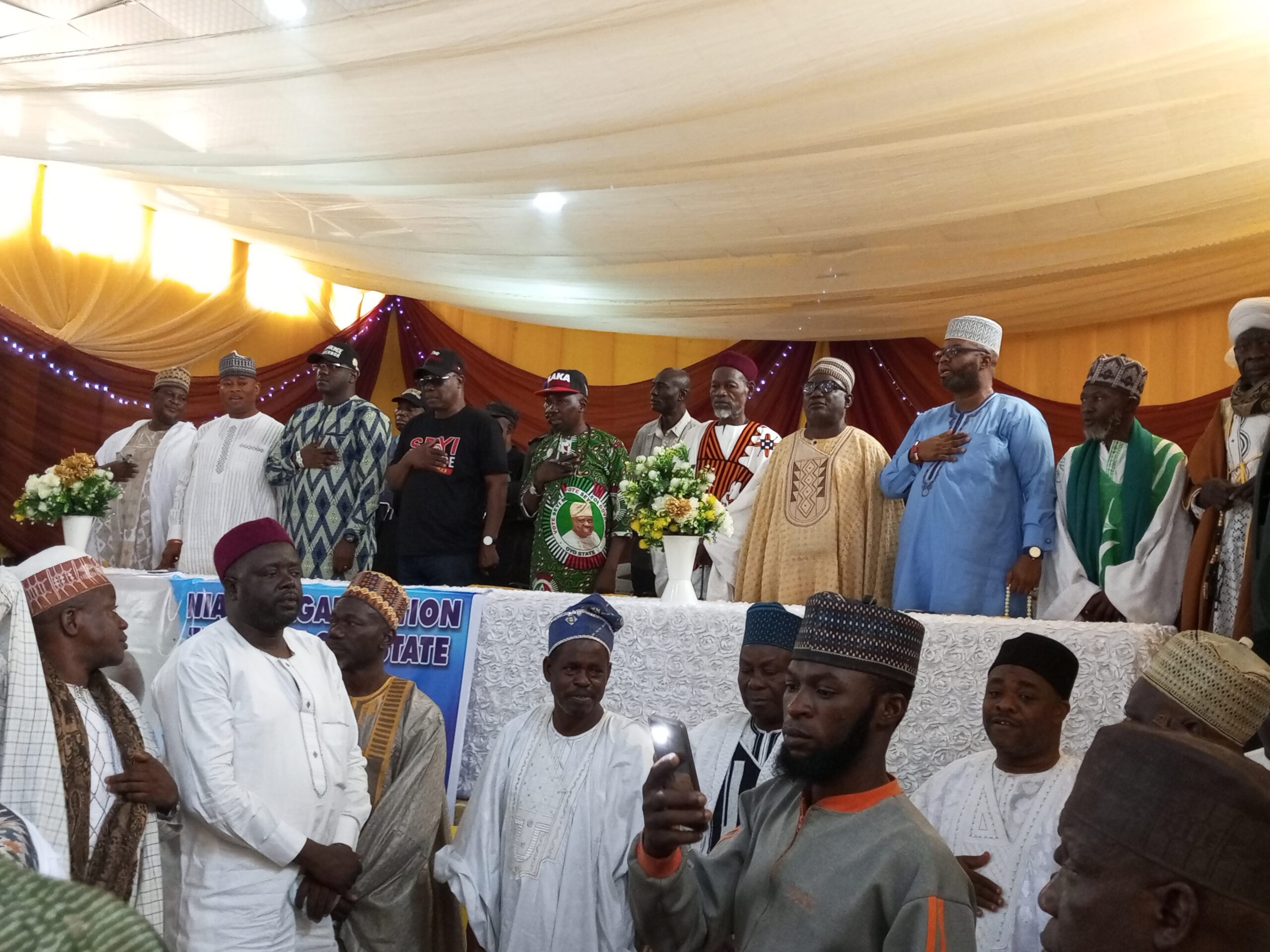 2023: Oyo DG, Bayo Lawal, Omo Sheu, Adanla, Others In Attendance As Tijaniya Stakeholders Endorse Seyi/Bayo 2023