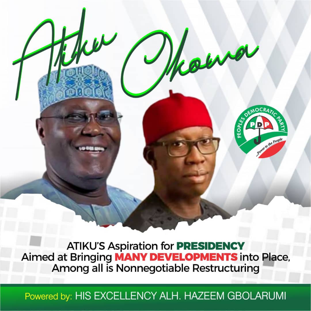 2023 ELECTION: Gbolarumi Takes Atiku’s Campaign To Oke-Ogun, Ibarapa Zones, Says Atiku Will Relieve Pains Orchestrated By APC