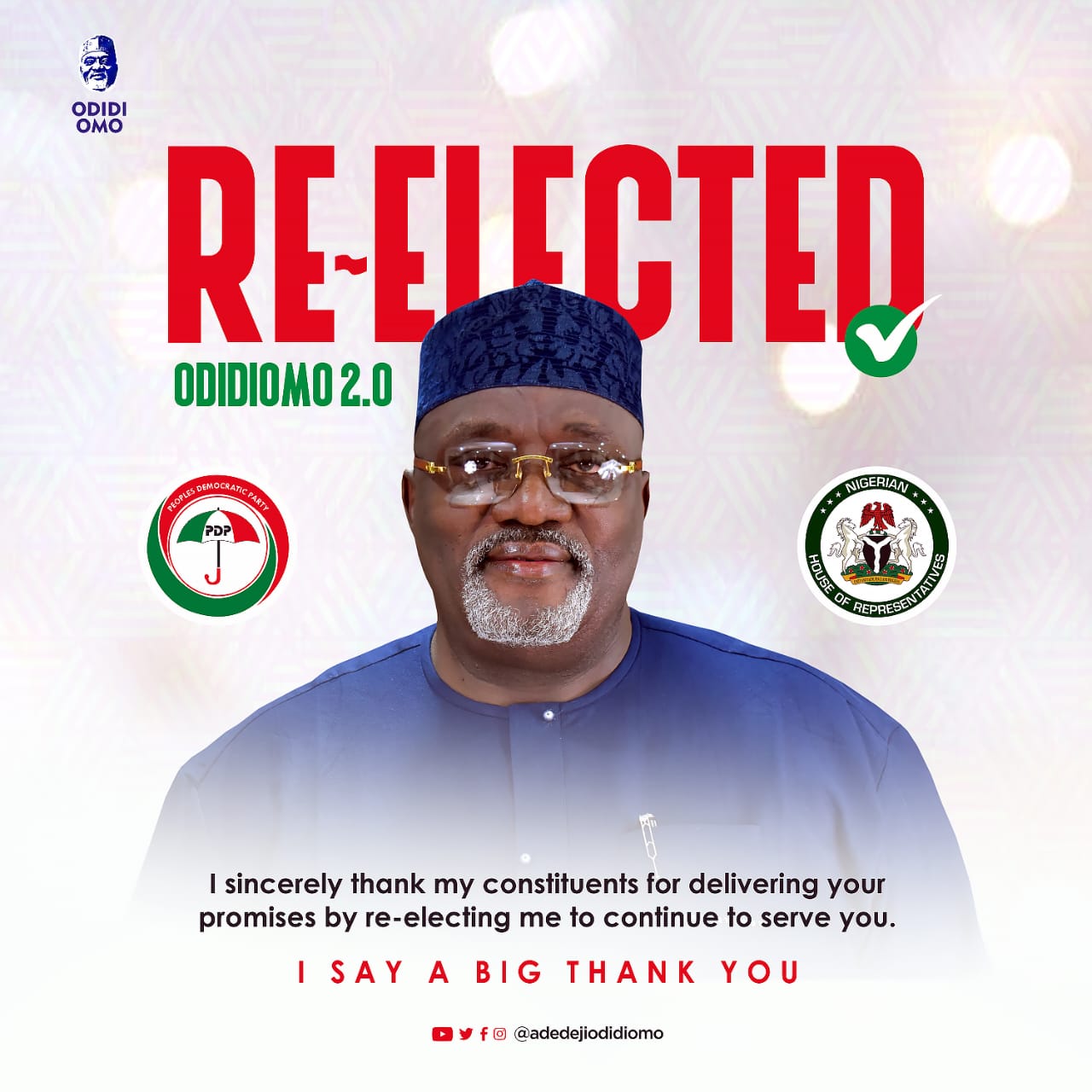 2023 Polls: Odidi Omo Wins Election To Represent Ibadan Northwest/Southwest House FC For Second Terms