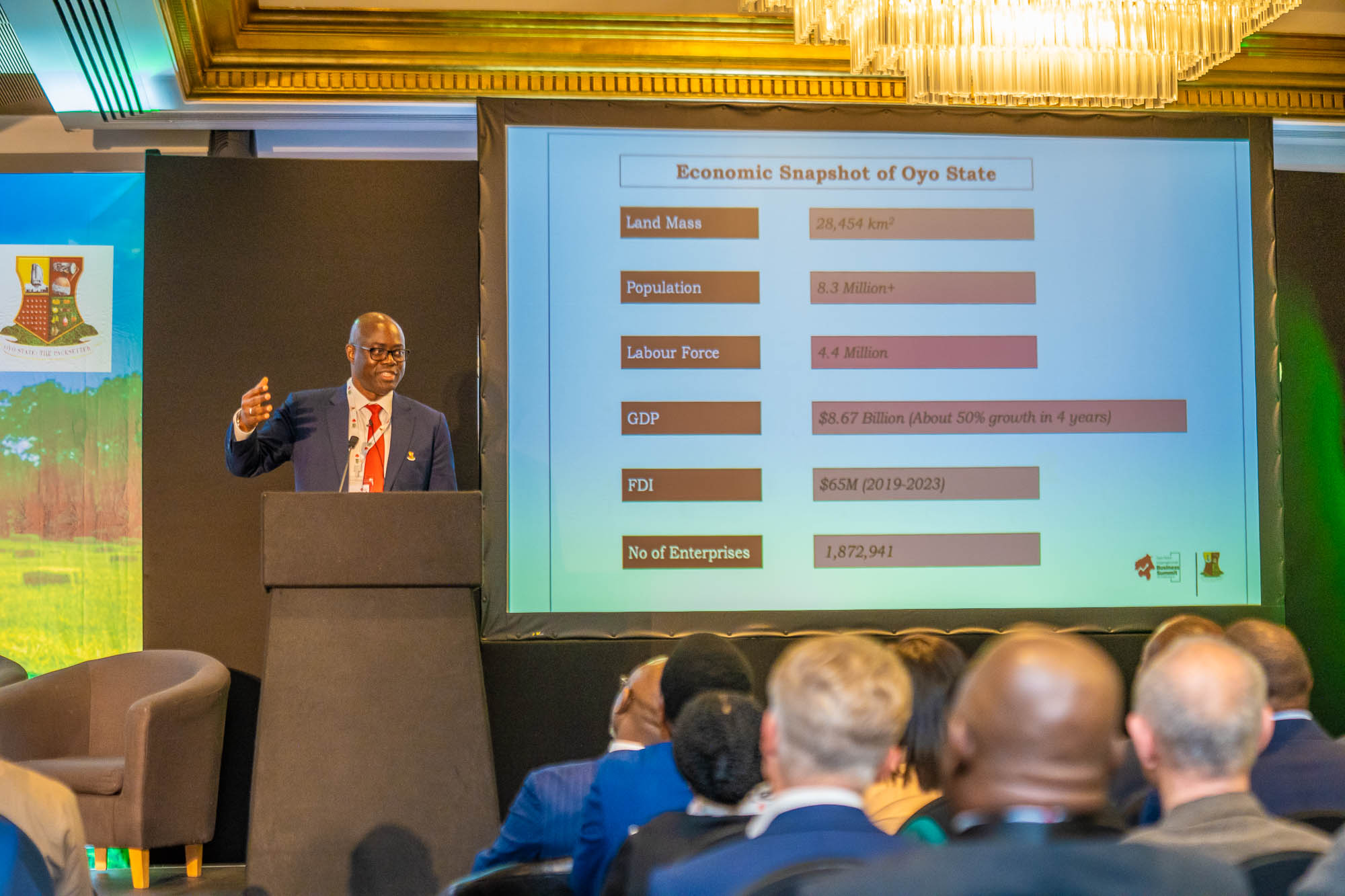 See Governor Seyi Makinde’s Succinct Presentation @ 2-Day Oyo Business Summit In United Kingdom