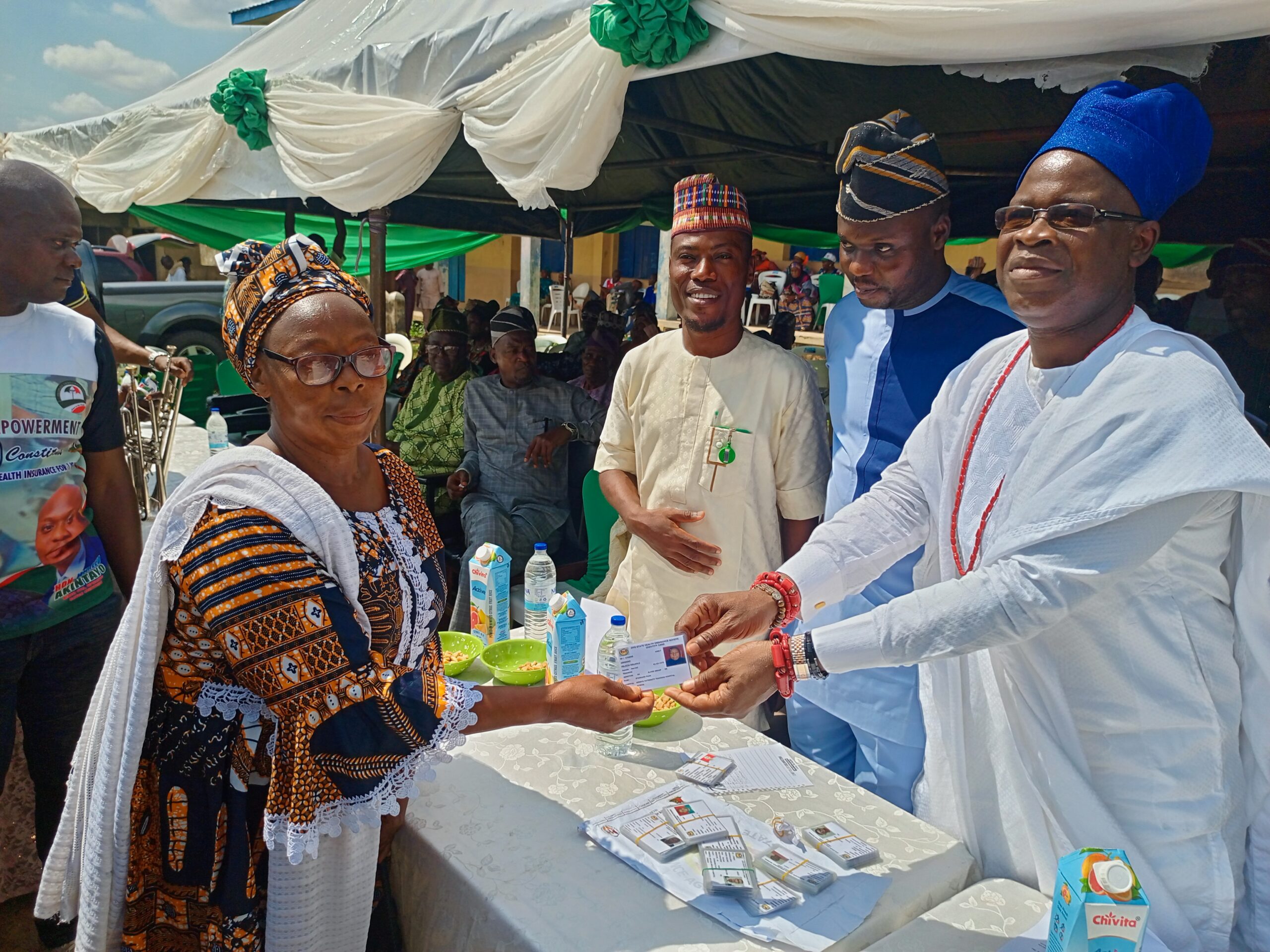 PHOTOS As Waheed Akintayo Delivers Health Insurance Scheme For Oluyole Constituents