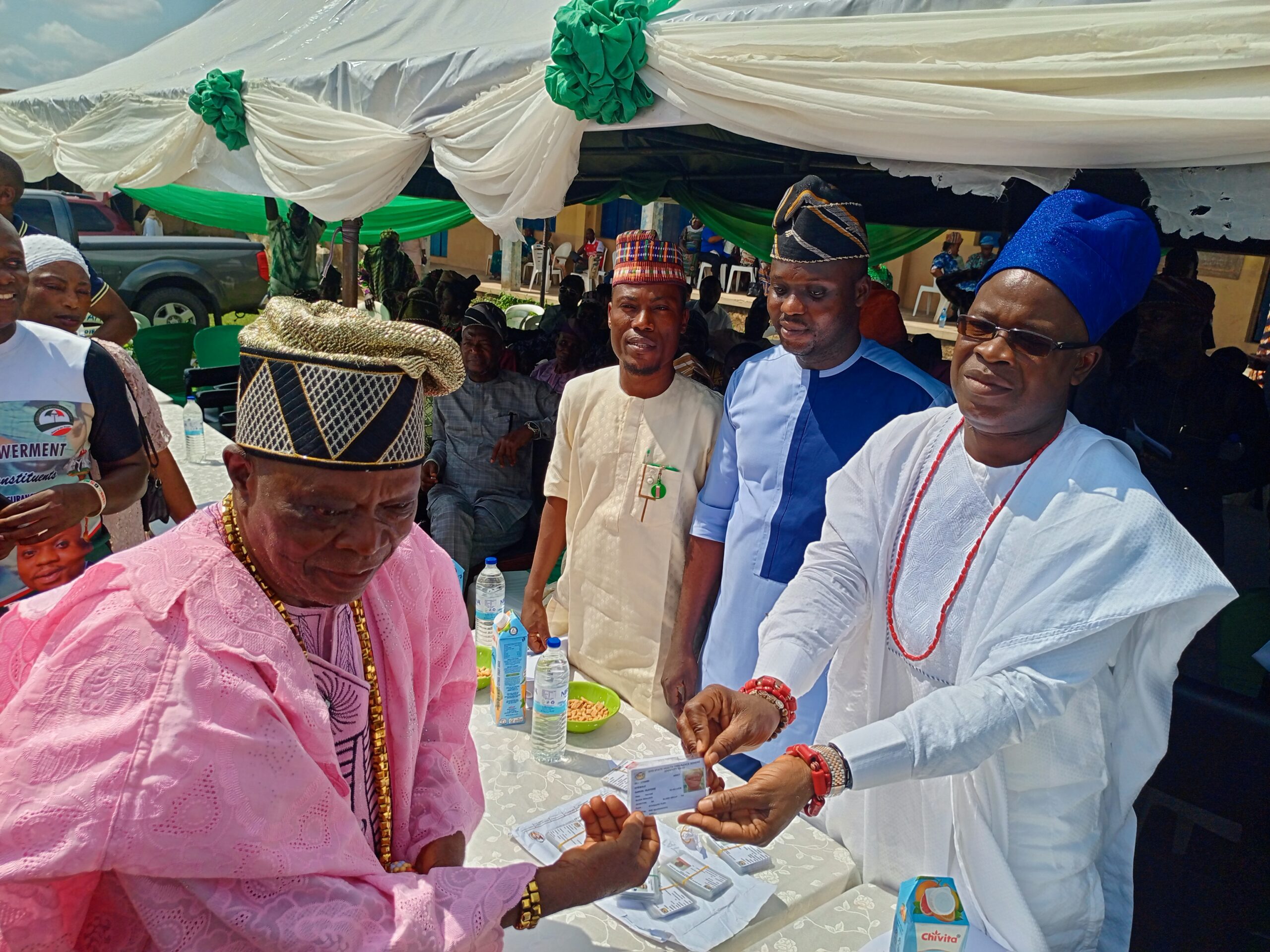 PHOTOS As Waheed Akintayo Delivers Health Insurance Scheme For Oluyole Constituents