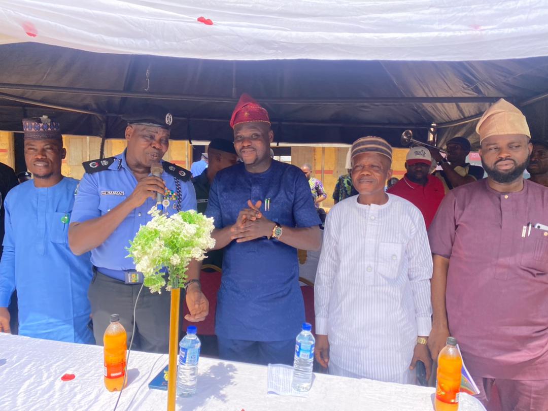 Oyo CP, Hamzat Commends Oyo Lawmaker, Akintayo Over Police Station Project Initiative