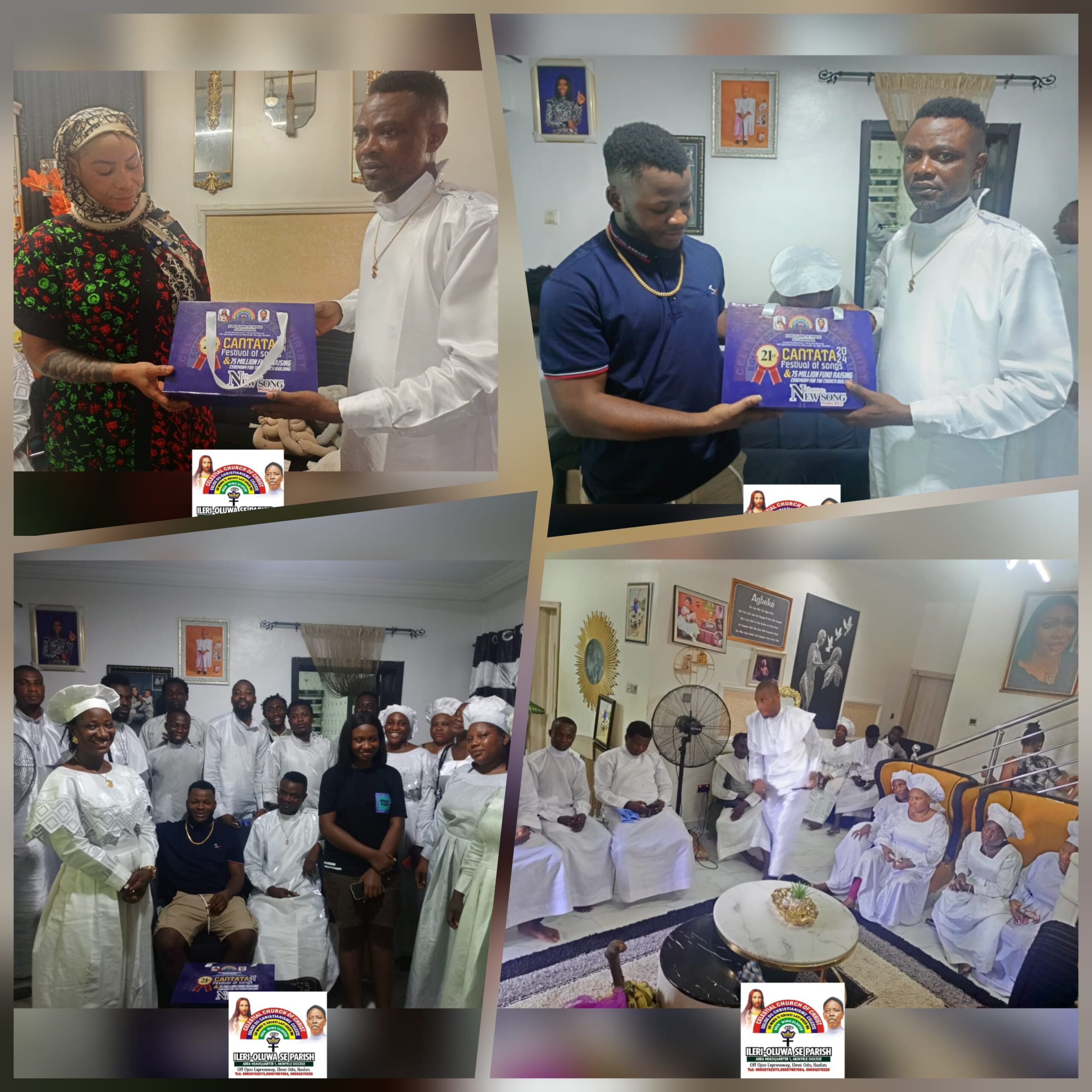 Celestial Leadership Meets Patroness, Choir Pillar, Others Ahead CANTATA Anniversary