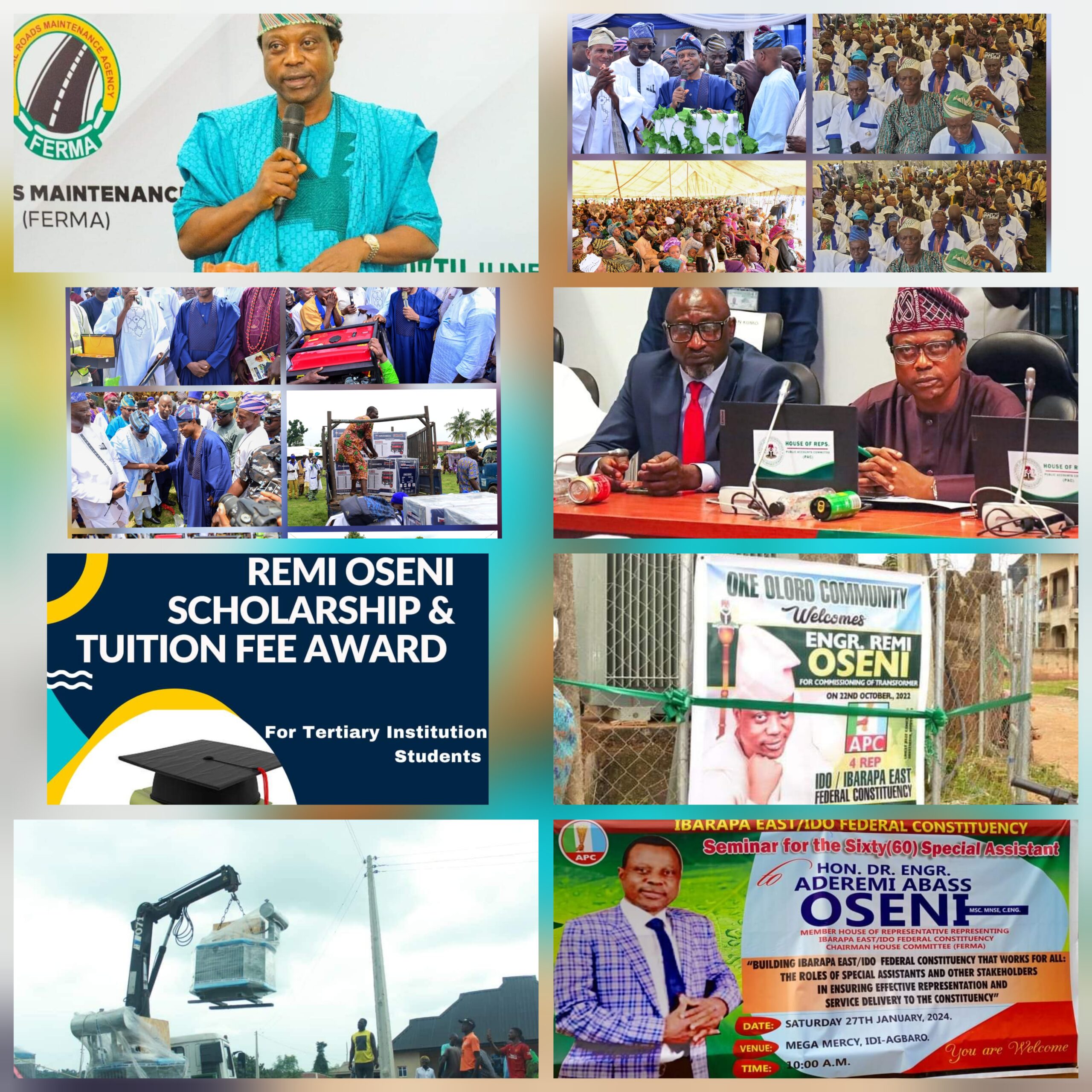 Ibarapa East/Ido Constituency: Transforming Lives, Empowering Community. Remi Oseni Leadership Yielding Positive Results