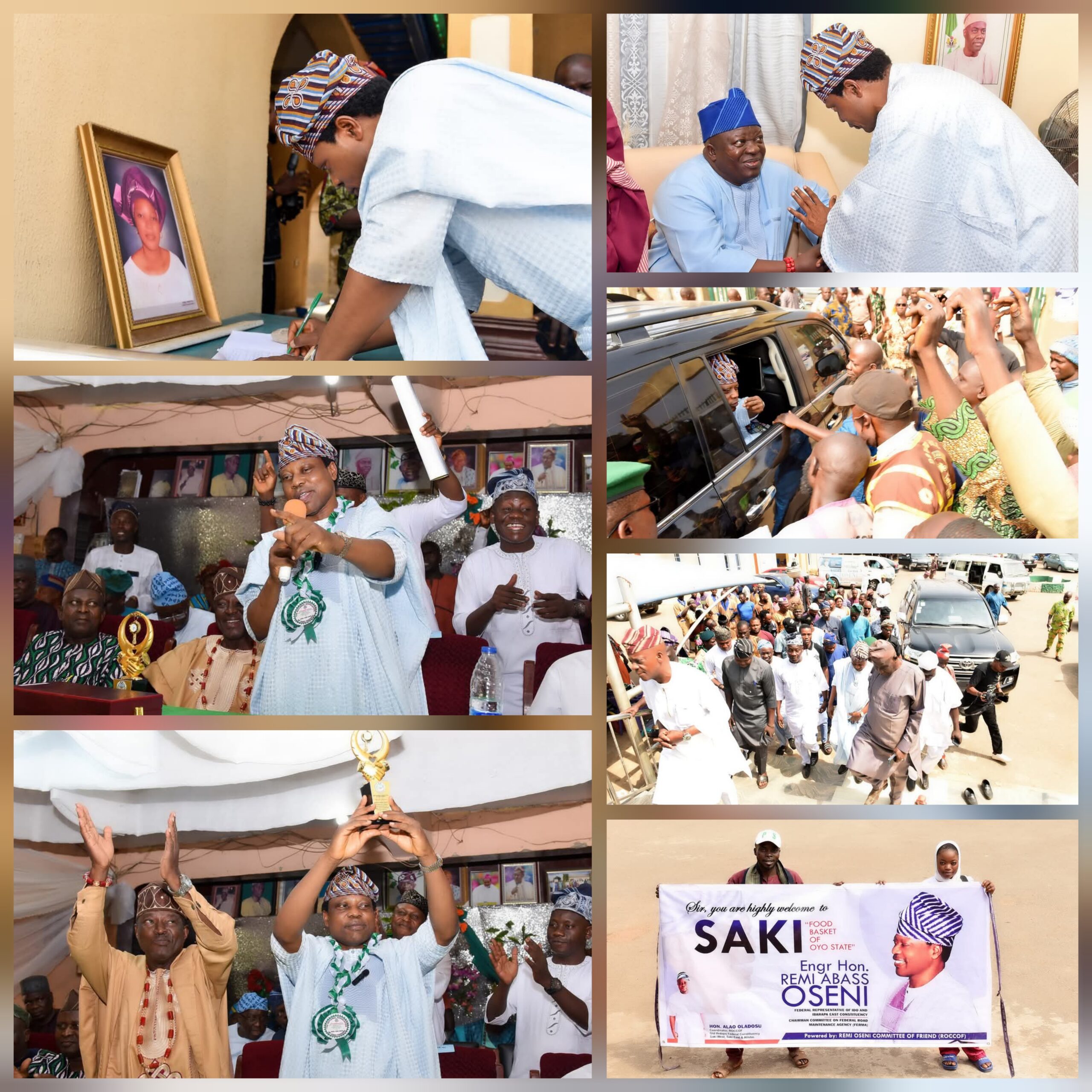 Reps’ Member, Remi Oseni’s Heartfelt Visit To Saki Shows Empathetic And Supportive Gesture Towards His Constituents