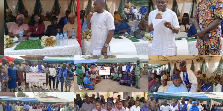 Egbeda LG Chairman, Sikiru Sanda Leads By Example With N3.5 Million Educational Intervention For Indigent Students