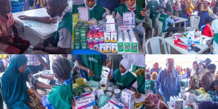 Oyo South Senator, Sharafadeen Alli, Facilitates Life-Changing Medical Outreach, Illuminates Community With Solar Streetlight