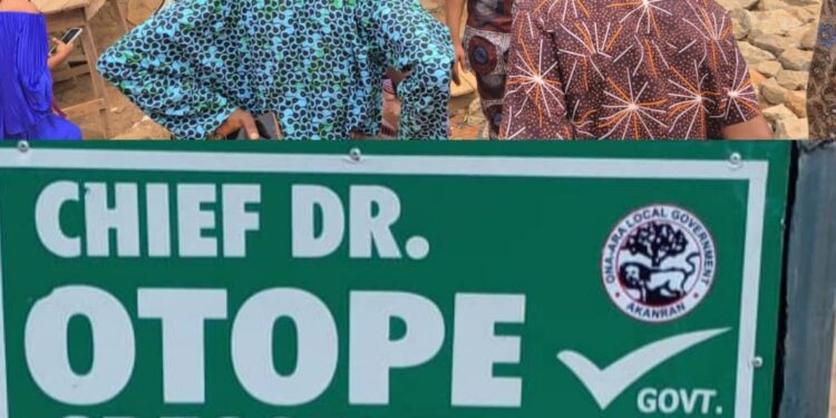 Ona Ara Community Honors OTOPE With Road Naming In Recognition Of Philanthropic Contributions