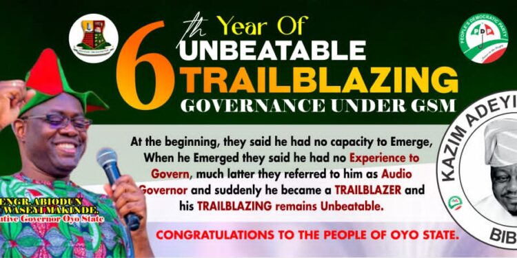 Six Years Of Unparalleled Progress: Gov. Makinde’s Impact On Oyo State’s Economy, Health, And Education