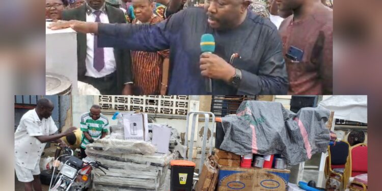 Oyo South Senator, Sharafadeen Alli Delivers On Promise, Donates Medical Equipment To PHC