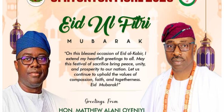 Eid-El-Mubarak: Let Us Remember The Less Privileged — Ib North HoR Hopeful, Oyeniyi Matthew, Emphasizes Compassion, And Love