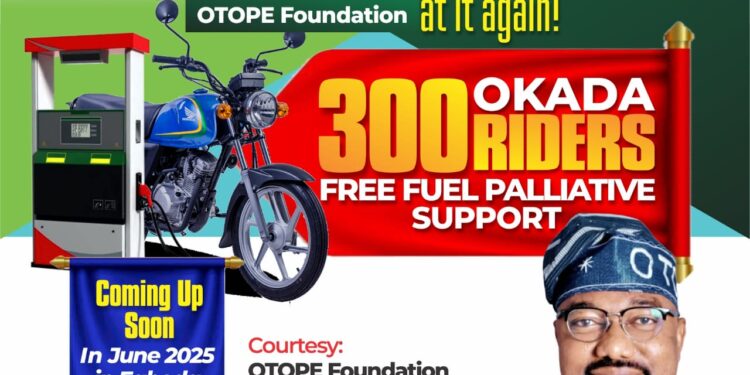 Demand Meets Response: OTOPE Expands Free Fuel Initiative For Okada Riders In Egbeda LG
