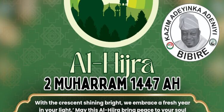 Hijrah 1447: Kazim Adeyinka(BIBIRE) Urges Muslims To Embody Values Of Prophet Muhammad’s Migration