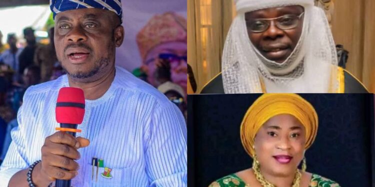 Egbeda LG Chairman, Sikiru Sanda Commends Aare Musulumi’s Spiritual Leadership, PDP Women Leader’s Political Acumen