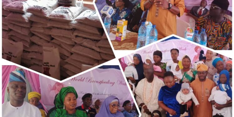 Egbeda LG Chairman, Sikiru Sanda Join Forces With Makinde, Emphasizes Importance Of Breastfeeding For Lifelong Health