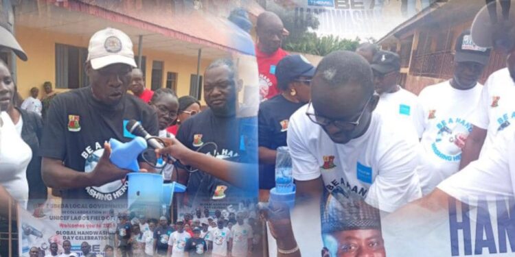 Egbeda LG Chairman, Sikiru Sanda, Highlights The Importance Of Hand Hygiene On Global Handwashing Day