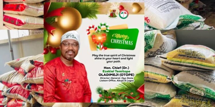 Oyo Liaison Office DG, OTOPE’s Festive Outreach Strengthens Grassroots Connection