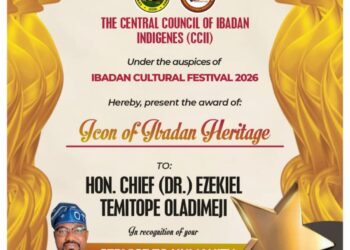 Ibadan’s Pride: CCII Confers Prestigious Award On Oyo Liaison Office DG, OTOPE