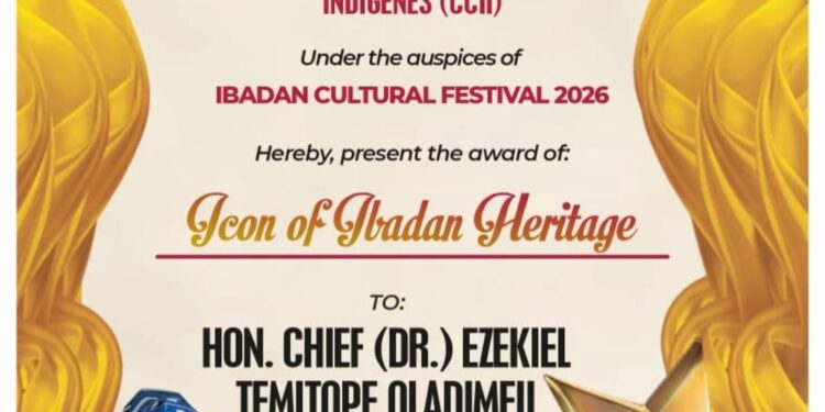 Ibadan’s Pride: CCII Confers Prestigious Award On Oyo Liaison Office DG, OTOPE