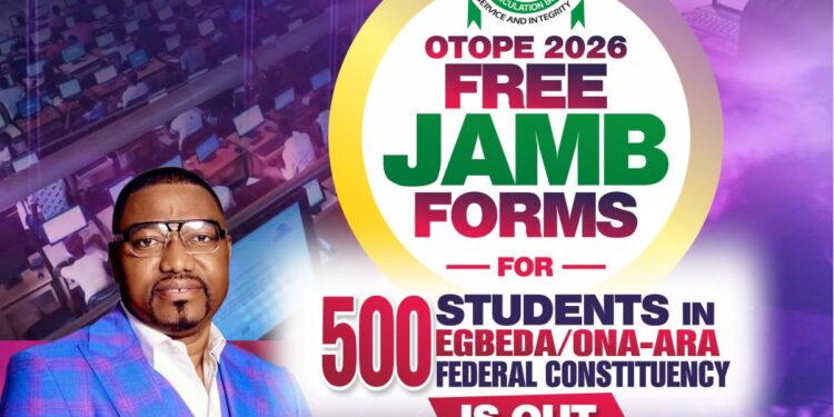 Egbeda/Ona-Ara Students Rejoice As OTOPE Foundation Announces 500 Free JAMB Registration