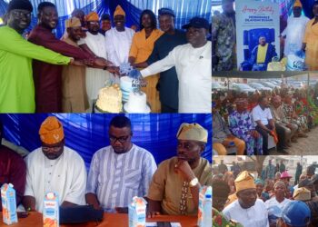 Sanda, Halleluyah, Ajadi, Other Politicians Converge As PDP Holds Surprise Party For Makinde’s Ally, Busari Olayemi