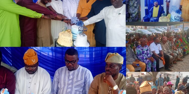 Sanda, Halleluyah, Ajadi, Other Politicians Converge As PDP Holds Surprise Party For Makinde’s Ally, Busari Olayemi