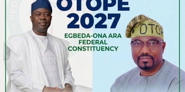 Egbeda/Ona-Ara 2027: OTOPE’s Commitment To The People Knows No Bounds
