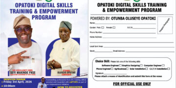 Oyo Guber Hopeful, Otunba Oluseye Opatoki, Launches Digital Skills Training Program To Empower Youth And Drive Economic Growth