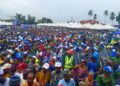 PHOTOS: Sea Of Supporters Flood Mokola As Rep Aderemi Oseni Set To Declare For Oyo South Senate Under APC
