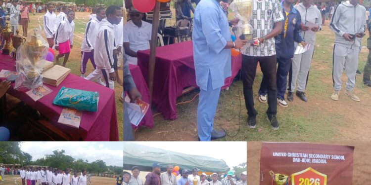 UCSS Omi-Adio 2026 Inter-House Sports: KSA Champions Youth Development With Trophy And Cash Gifts To Winners And Teachers