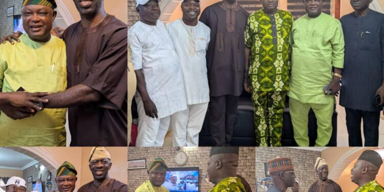 Oyo 2027: APM Flagbearer Bimbo Adekanmbi, Busari Olayemi Lead Thank-You Visit To PDP Chieftain Opatoki, Hails Spirit Of Political Maturity
