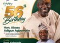 Reps’ Candidate, KSA Congratulates Agboworin @ 56, Hails His Commitment To Quality Representation, People-Oriented Leadership in Ibadan