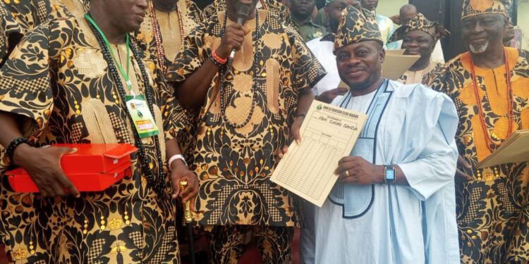 Oyo ALGON Chairman, Sanda Sikiru Describes Egbe Omo Ajorosun Induction As Call To Preserve Ibadan Legacy