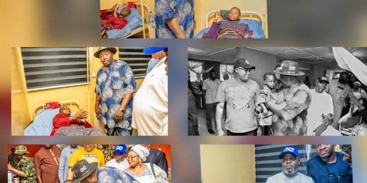 Oyo APC Guber Candidate, Sharafadeen Alli, Visits Oriire Victims, Commends Gallantry Of NAF In Rescue, Applauds Tinubu’s Commitment To Tackling Insecurity
